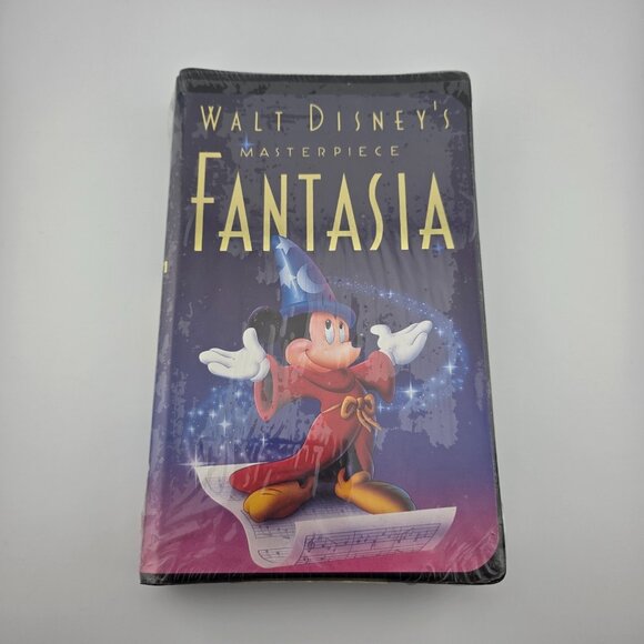 Fantasia (Walt Disney's Masterpiece, 1991) Animation & Anime VHS Tape Sealed - Picture 1 of 4